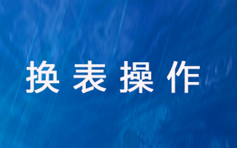 系統2.0換表操作